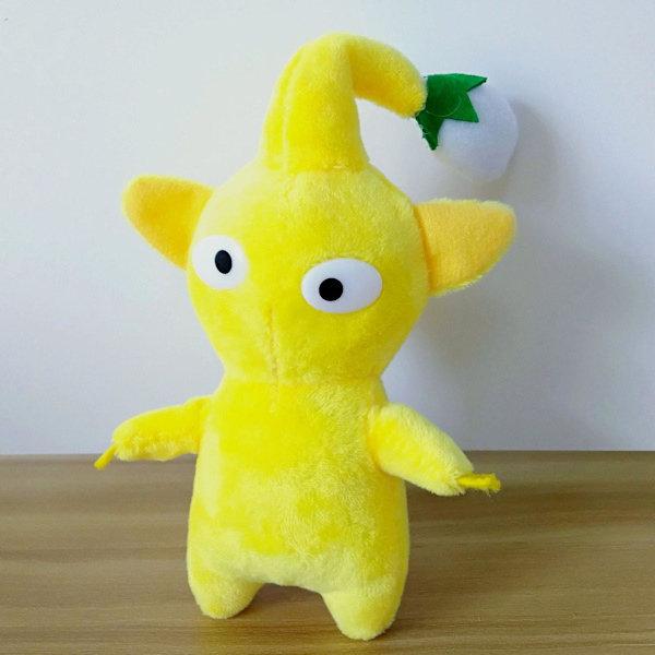 Peli Pikmin täytetyt pehmolelut Flower Bud Leaf Pehmo nukke Sarjakuva Pehmo lapsille Lahja Yellow