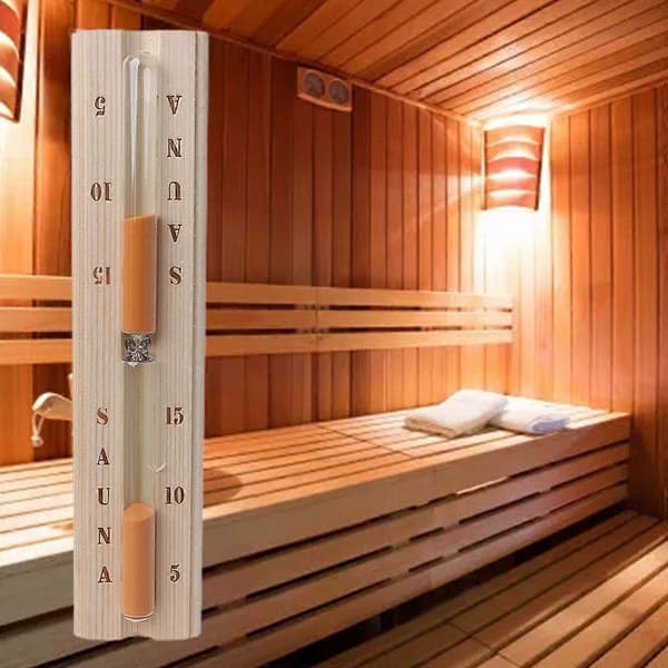 Sauna Timeglass Timer Sandklokke 15 Minutter Sauna Sand Timer Timeglass