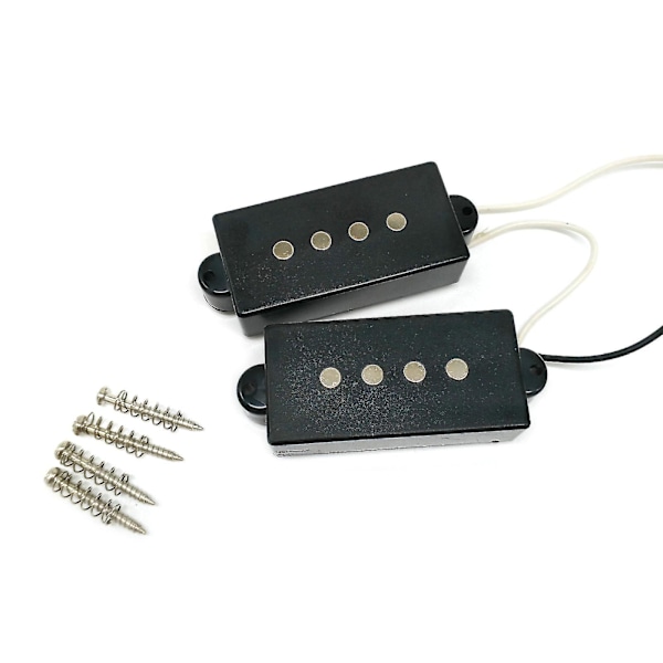 P Bass Humbucker Pickup Forudtrådet Kabelsæt til W/ 1t1v 1jack, 4 Strengs Bas Pi