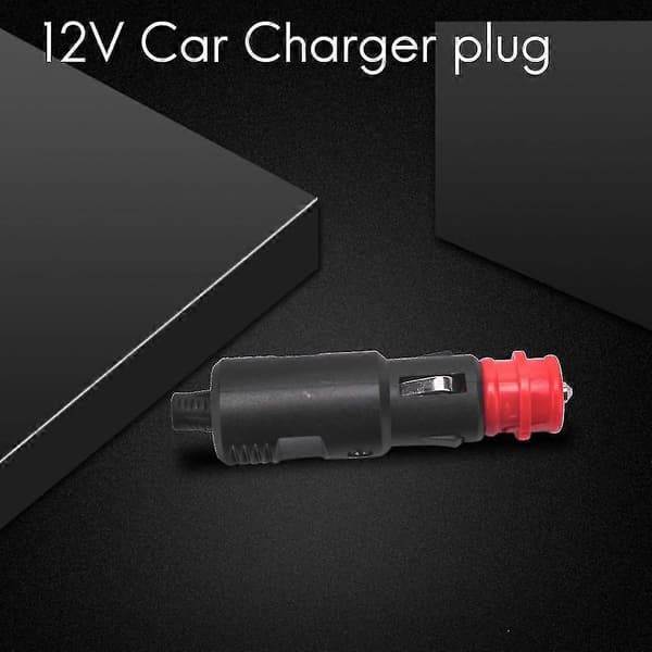12V Bil Sigarettennerkontakt Strømplugg Tilkobling Hannadapter