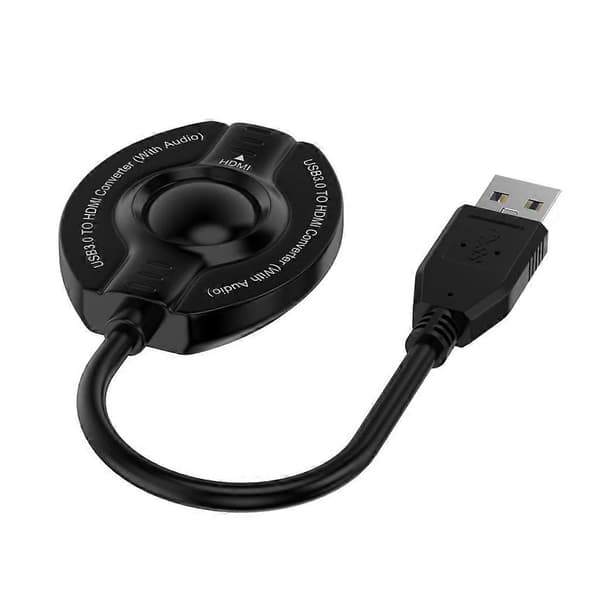 Ekstern Videoadapterkabel Video USB 3.0 til HDMI-kompatibel Konverter 1080P