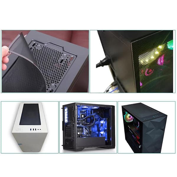 300x500mm Computer PC Køler Blæser til Kabinet Dækstøvfilter Ultra Finmasket