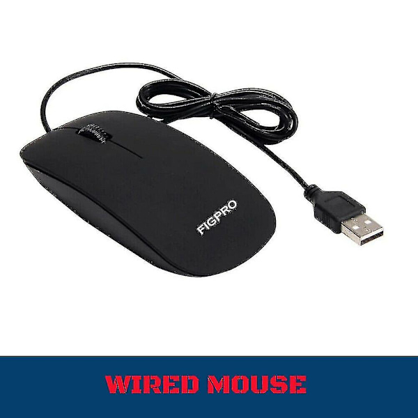Kablet USB Optisk Mus Til PC Acer Laptop Computer Scroll Hjul Mus