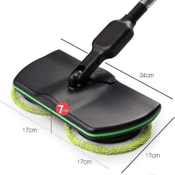 8 st Ersättningspad för Sladdlös Elektrisk Roterande Mopp Sopmaskin Trådlös Elektrisk Roterande Mopp Skrubber FGL