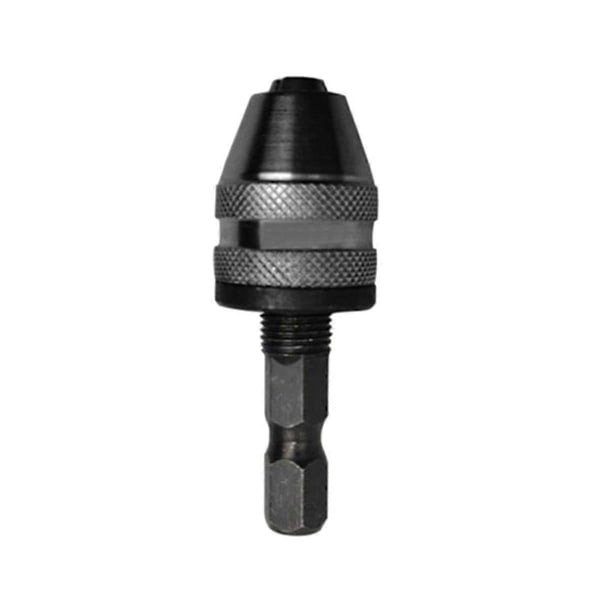Hexborr Chuck Nyckellös Skruvdragare Slagskruvdragare Adapter Elektrisk Motor Klämma Chuck Fixtur Hex 0.3