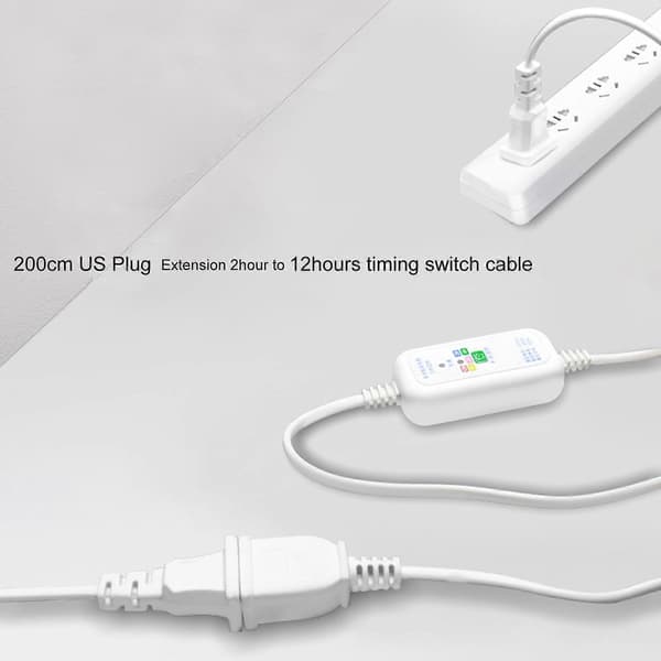 110V 220V 50Hz tidsafbryderkabel til loftventilator LED-lys strømadapter
