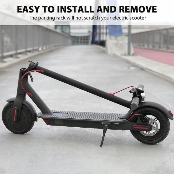 Scooter Parkeringsstativ Kickstand Til M365 El-Scooter Tilbehør Tripod Sort