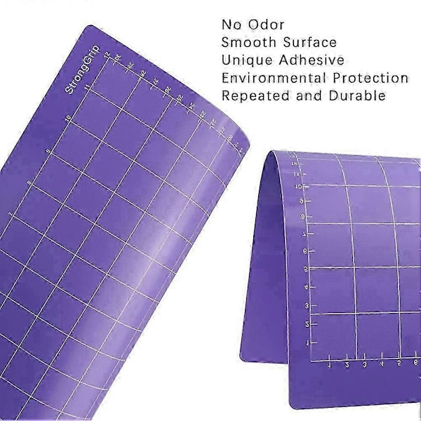 6-pak 12x12 tommer Blandede Farver PVC Klæbende Skæremåtte Baseplade Værktøjspude til Explore Air/Air2/Maker