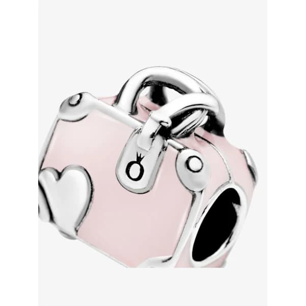 Pink kuffert charm