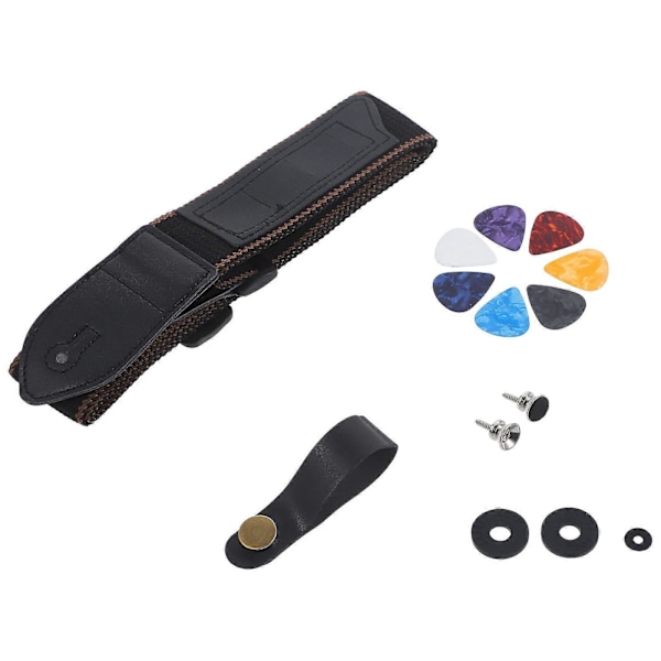 Justerbar Gitarrrem för Akustisk Gitarr Bekväm Lätt att Rengöra för Gitarrdelar Repetition 1 Set