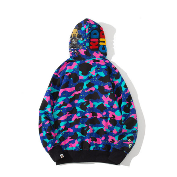 Ny casual med huvtröja för män med digitalt print med hajhuvud style 4 5XL