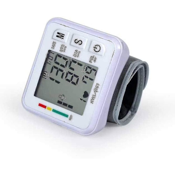 Blodtrycksmätare, med justerbart armband och LCD-display Nyhet för 2024 CD