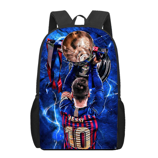 Football-star-messi Skolväskor För Pojkar Flickor 3d Print Skolryggsäckar Barnväska Dagis Ryggsäck Herr Barn Mochila Ha0812208c