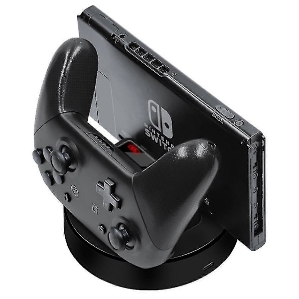 Ladestasjon Dock For 4 Nintendo Switch Host Laderkontrollere To Eksterne Usb Strømutgangsgrensesnitt