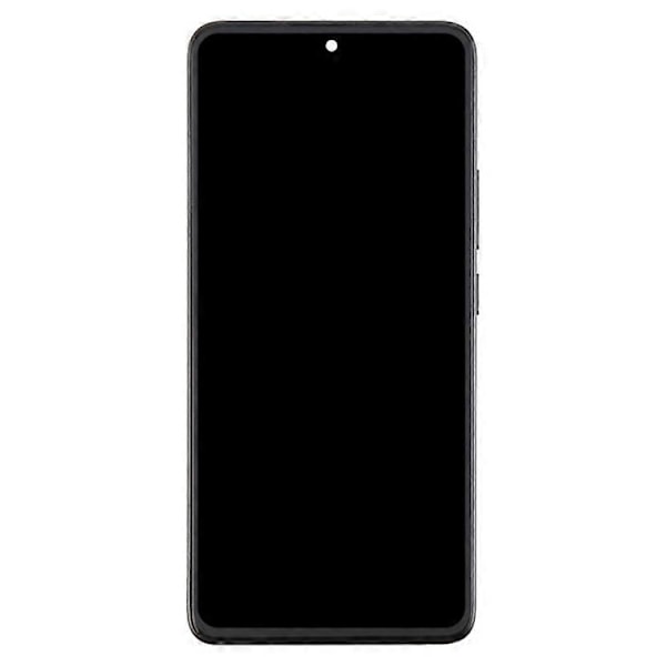 Kompatibel för Xiaomi Redmi Note 14 5G Grad C LCD-skärm och digitizerenhet + Ramdel (TFT) (Utan logotyp) Black