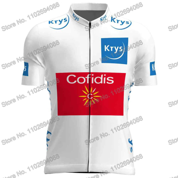 Cofidis Team 2023 Ranska TDF Pyöräilypaita Miesten Set Pyöräilyvaatteet Kesä Maantie Kilpapyöräilypaita Puku MTB Polkupyörän ruokalappu shortsit 16 4XL