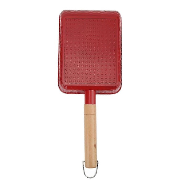 Japansk Omeletpande Hjem Mini Nonstick Pande Multifunktionel Pande Induktionskomfur Gas Universal Rød