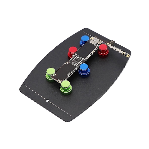 Universal PCB Magnetisk Fixtur Huvudkort Klämma Spår med 6st Magnetiska Stift PCB Lödningsplattform