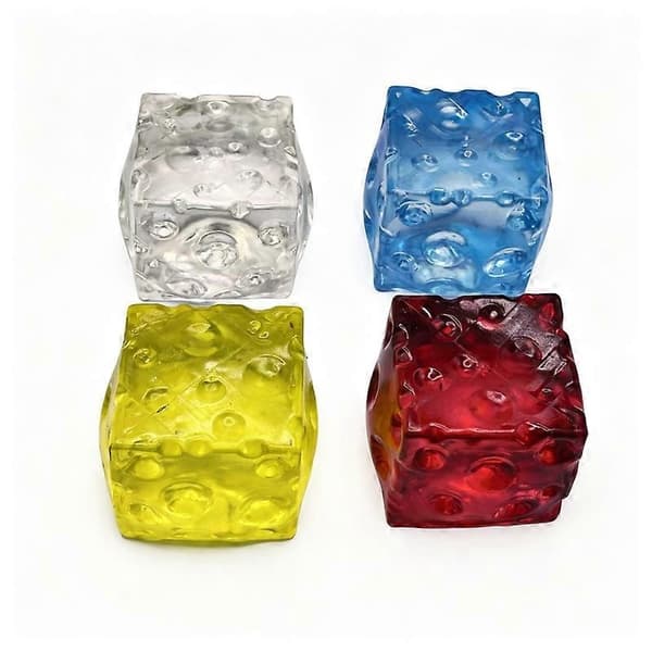 Langsomt stigende fidget-legetøj, simuleret ost blød elastisk klemme-tekstur, multi-størrelse multi-farve angstlindrende sensorisk håndspilspynt 1pcs(white)