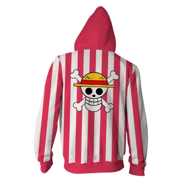 2023 uusi anime One Piece casual vetoketjullinen huppari 3D digitaalinen tulostus cosplay style 13 3XL