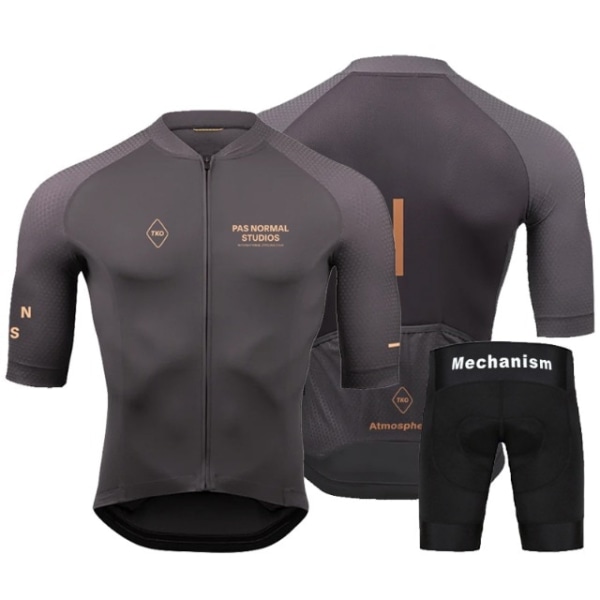 PNS Miesten Set Lyhythihainen Hengittävä MTB Bike Summer Black Pyöräilyvaatteet Maillot Ropa Ciclismo Uniform puku 9 5XL