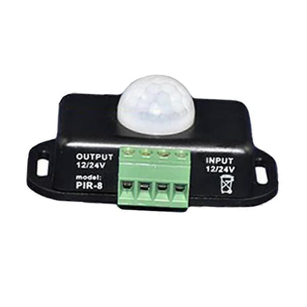 DC 12V 24V PIR Sensor LED Lysdæmperkontakt Bevægelsessensor Infrarød Kontakt