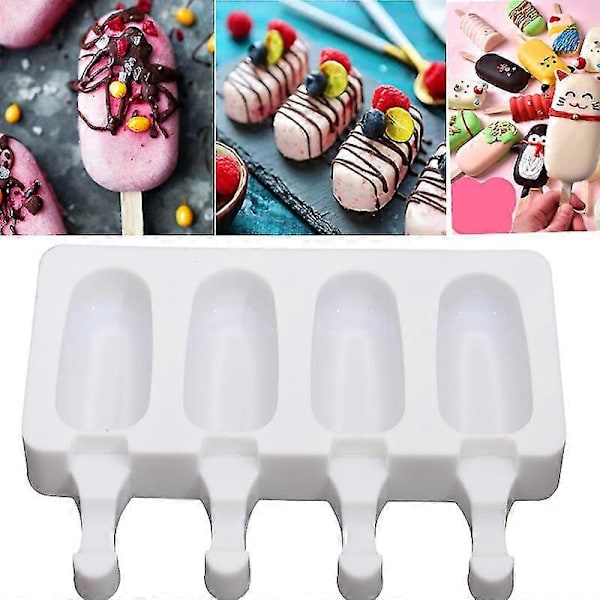 Frosne Silikone Ispindeforme Ispindeforme Ispindeforme DIY Is, 1 Stykke, Hvid Zinuo Boutique A