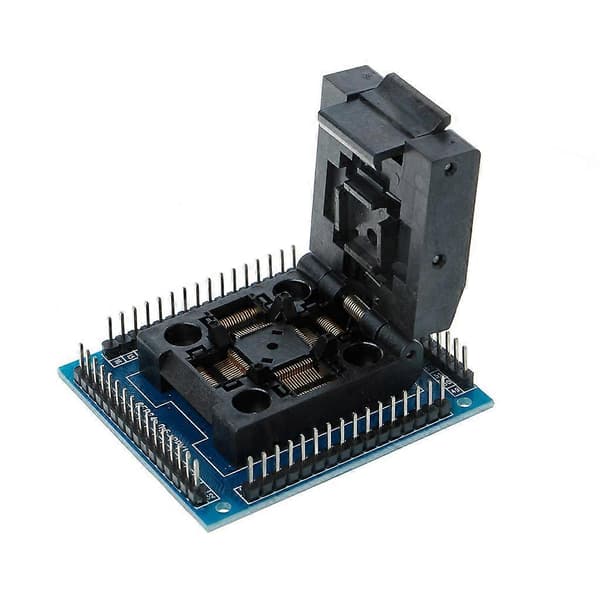 Test Socket Programmeringsadapter Konverteringsblok Til 0.5m QFP64 TQFP64 LQFP64 IC