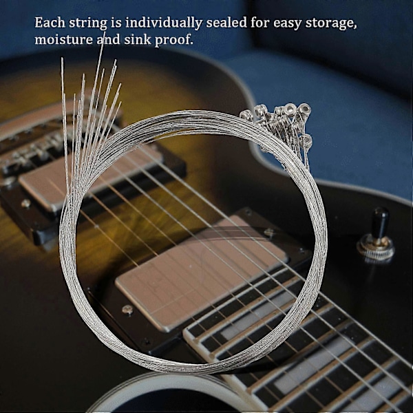 20-pak Enkel Elektrisk Guitarstreng Bulk .011 Høj E (Medium) 11 Gauge