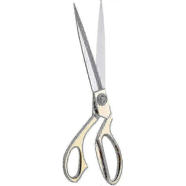 Guld båndklippe saks, store sakse, brugt til båndklippeceremoni, til stof 1 stk