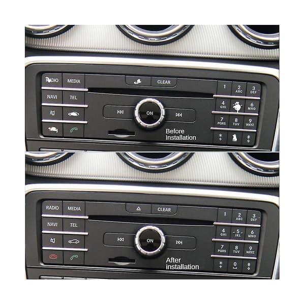 Bil Centerkonsol CD Panel Multimedia Knapp Dekaler För W218 2014-2017 Gla X156 2013-2016