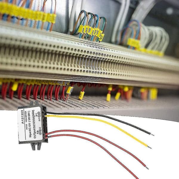 Vanntett Volt Konverter AC 10-28v Til DC 12v Konverter AC-DC Strømmodul (3A)