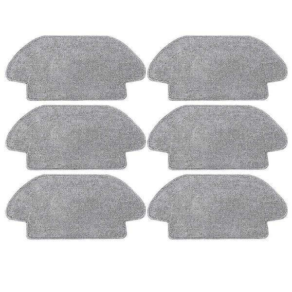 Paket med 6 moppdukar för Mi Robot Vacuum Mop 2S / S12 / Mop P/Mop Pro Mikrofibermoppdyna Tvättbar Mopp Cl