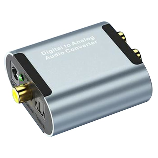 Audio Dekoder Konverter Koaksial Optisk Fiber Digital Lyd Til Analog 3.5 Jack L/r Rca Spdif Stereo