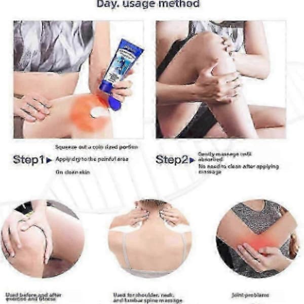 1-3kpl Glukosamiini Hierontavoide, Glukosamiini kondroitiini Voide Nivelhieronta 3pcs