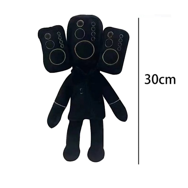 Skibidi WC Pehmo 30cm Anime Pehmo Pehmo Pehmo Täytetyt Eläimet Pehmeä Hauska Pehmo Lasten Joulun Syntymäpäivälahjat Nukke PEACOCK BLUE