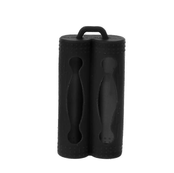 Mini Blød Silikone Beskyttelsesetui Opbevaringspose til 2x 18650 Batterier