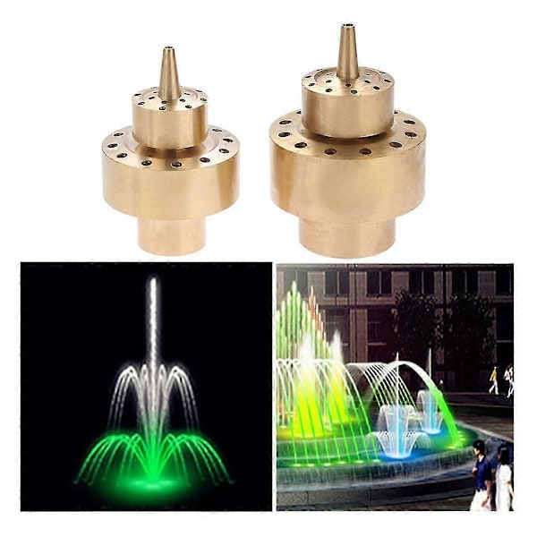 1 tuuman messinkinen DN25 suihkulähdesuutin pylväs vesilähdesuutin sprinklerisuihkupäät lammikkoon Bring Edition d