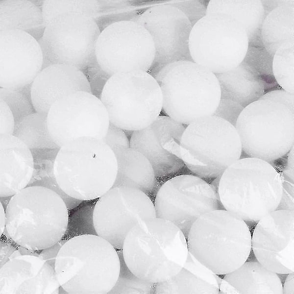 150 stk. Ping Pong Baller Plast for Nybegynnere Voksne (hvit)