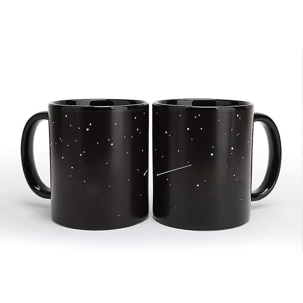 Nirvana Termiska Effekt Koppar Färgskiftande Kaffekopp Drickskopp Presenter 330ml Stjärnhimmel (solsystem) D