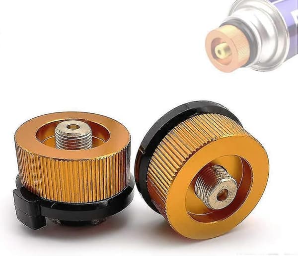 2 st BBQ Grill Spis Plugg Gasadapter Gaspatron Adapter Camping Gas Spis Adapter