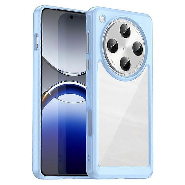 Kompatibelt Skal för Oppo Find X8 5G / Find X8 Pro 5G TPU + Akryl Skyddande Transparent Mobilskal Blue
