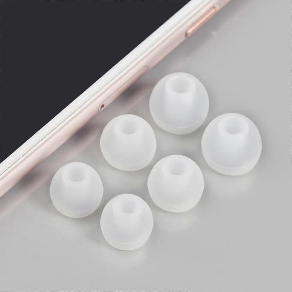 Ørepropper Bløde silikone ørepropper til in-ear hovedtelefoner Indvendigt hul 3,8 mm