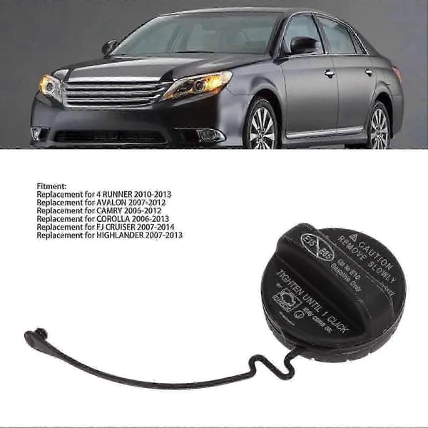 Brændstoftankdæksel 7730006040 ABS Sort Udskiftning til 4 RUNNER AVALON COROLLA HIGHLANDER SZRH