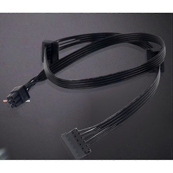 1kpl GPU PCI 6pin Uros 1-3 SATA SSD Virtajohto Cx850m Cx750m Cx600m Cx500m Cx430m Modulaariseen