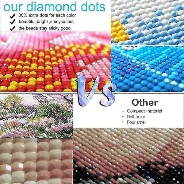 Svamp 5D Diamant Maleri Sæt til Voksne - DIY Håndværk