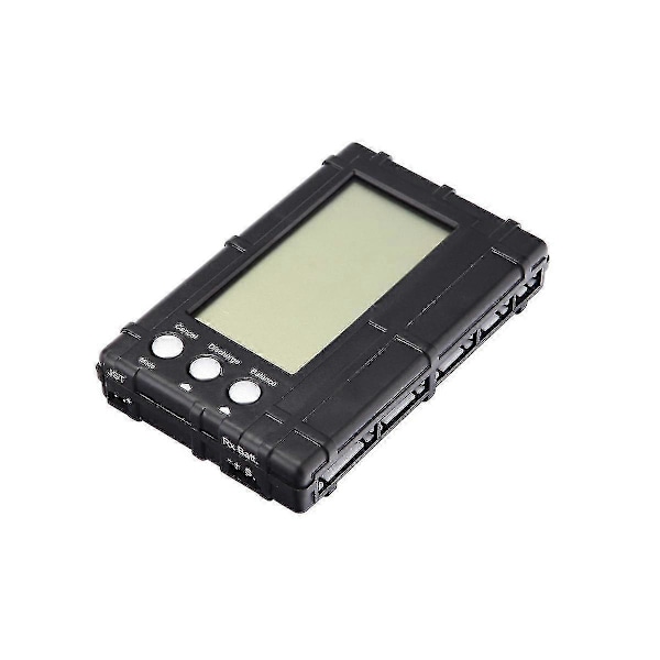 LCD Skærm Display Batteritester Elektrisk Tilbehør - Polymer Batteri Aflader Måler 3-i-1 Bat