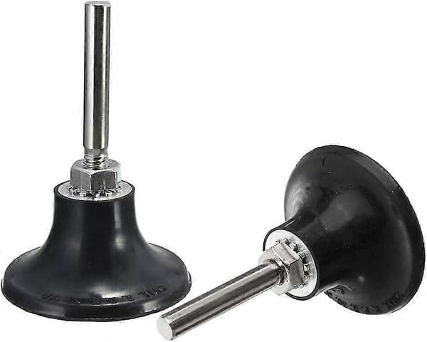 Rotary Poleringsskive Holder Udskiftningsskive Adapter (sort) (1 stk.) yu