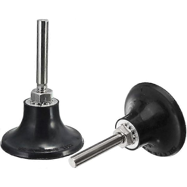 Roterande Polerskivehållare Ersättningsskivadapter (svart) (1 st) yu