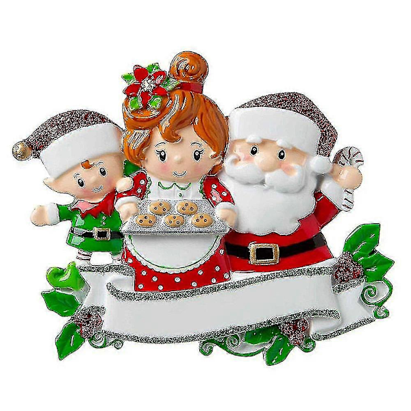 Julepynt familie juletre dekorasjon julekule julepynt no3614-ZZY